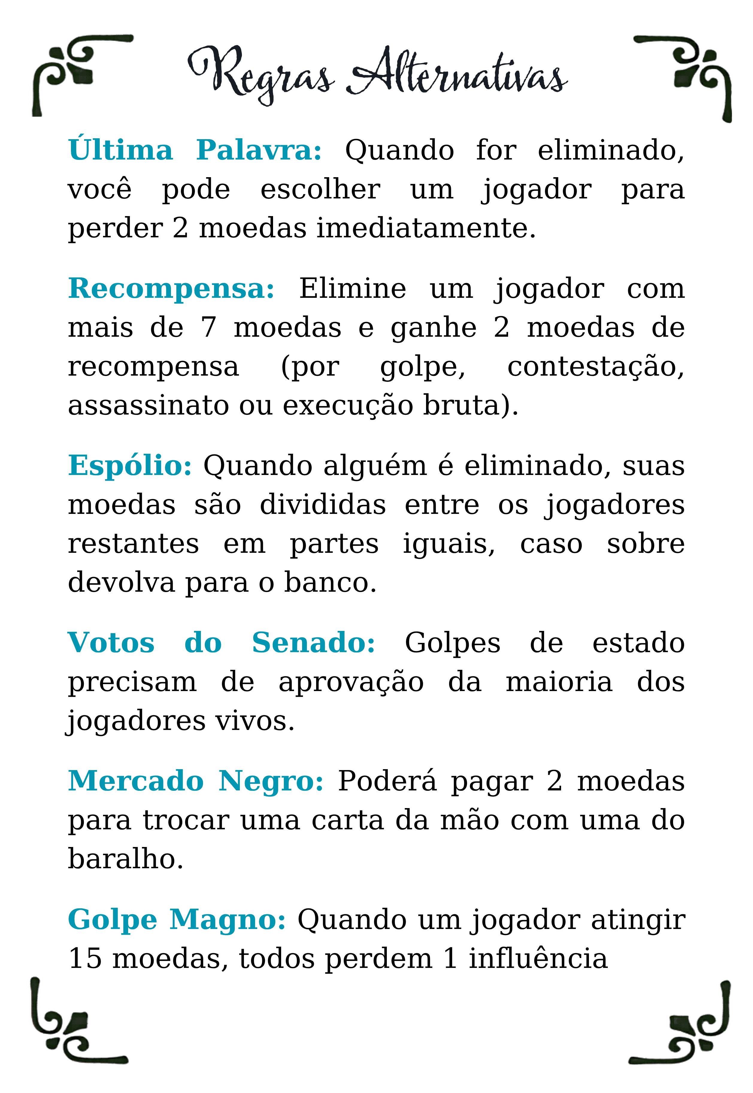 Regras Alt Verso